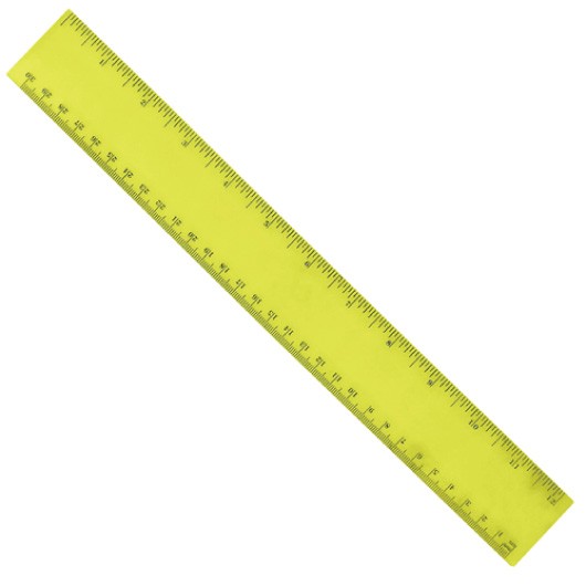 Plastic Rulers yellow